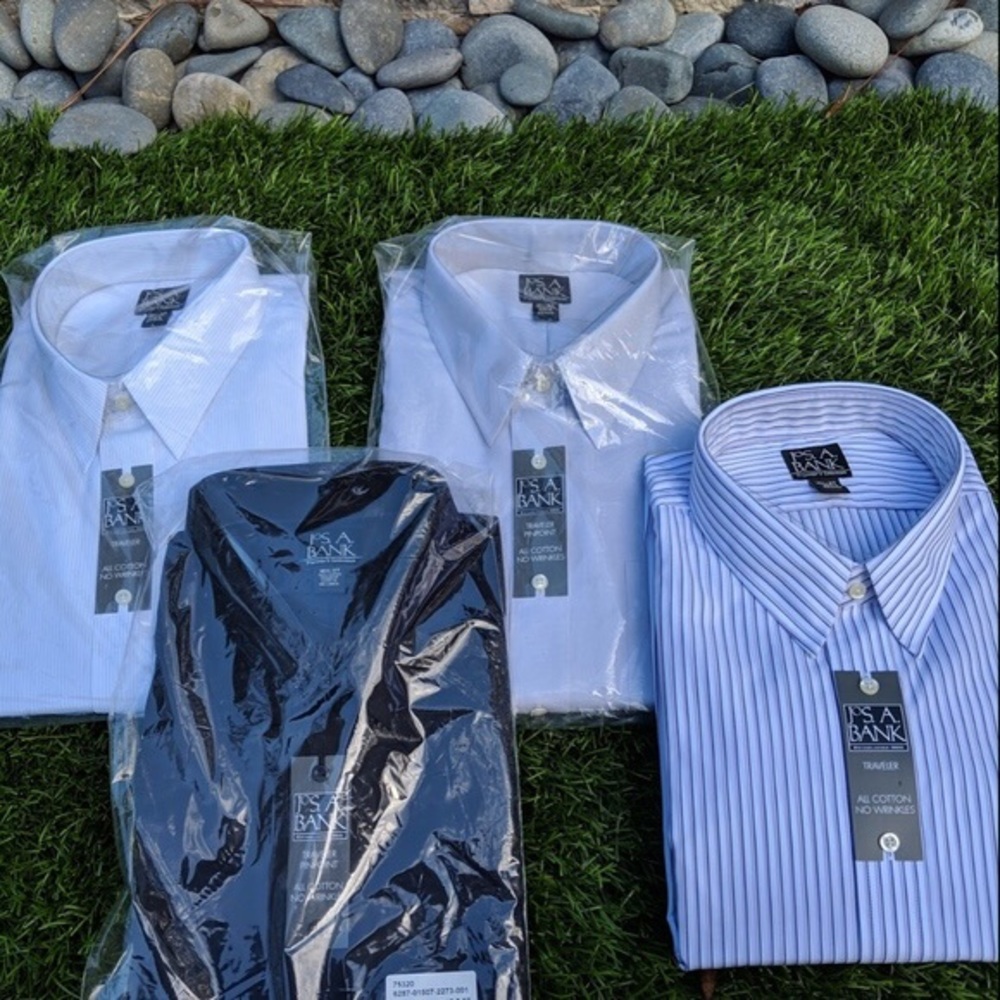 Jos. A. Bank Traditional Fit Collar Shirt Bundle